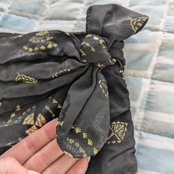 A.L.C. Avalon Mini Skirt | Metallic Print | Designer Party - Picture 3 of 11